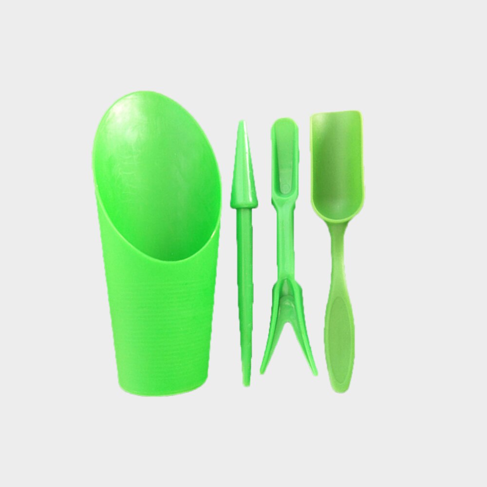 1pc/ sæt plastik jord skovl jord scoop spade til haven potteplante sukkulent planteredskaber hjem have forsyninger tilfældig farve: Grøn