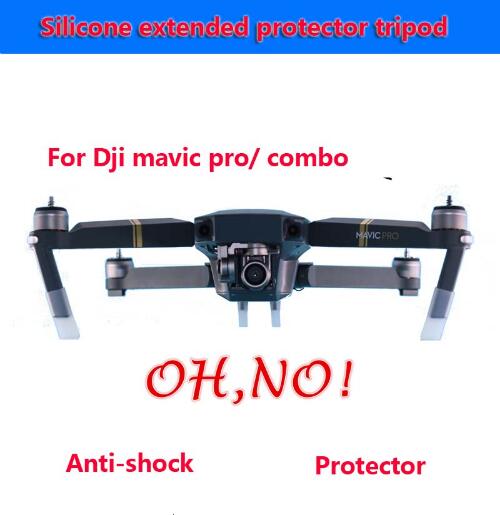 Voor DJI Mavic Pro Siliconen Landingsgestel Landing Voeten Bracket Verhooging Protector voor DJI Mavic Pro RC Drone Accessoires