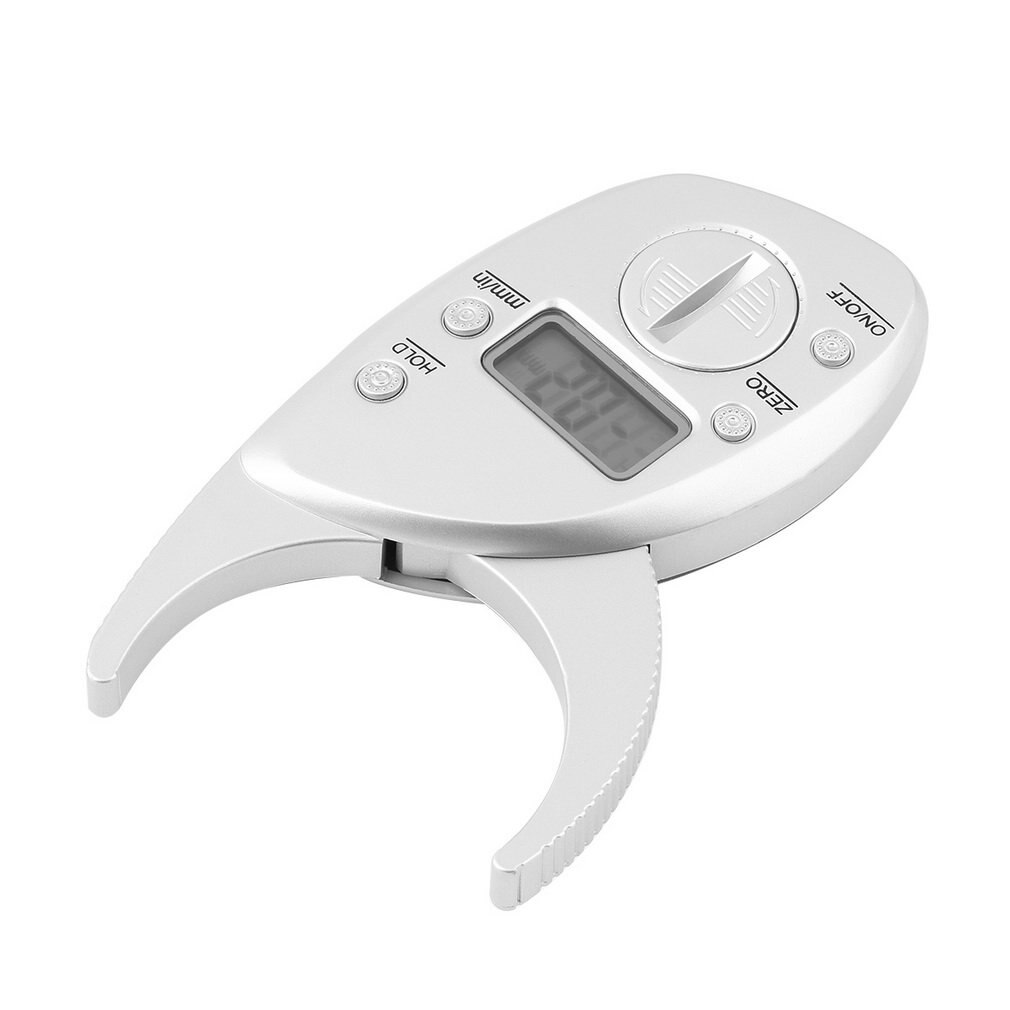 ABS Plastic Stylish and Lightweight Body Fat Caliper Monitors Electronic Digital Body Fat Analyzer Pack Skin Muscle Tester