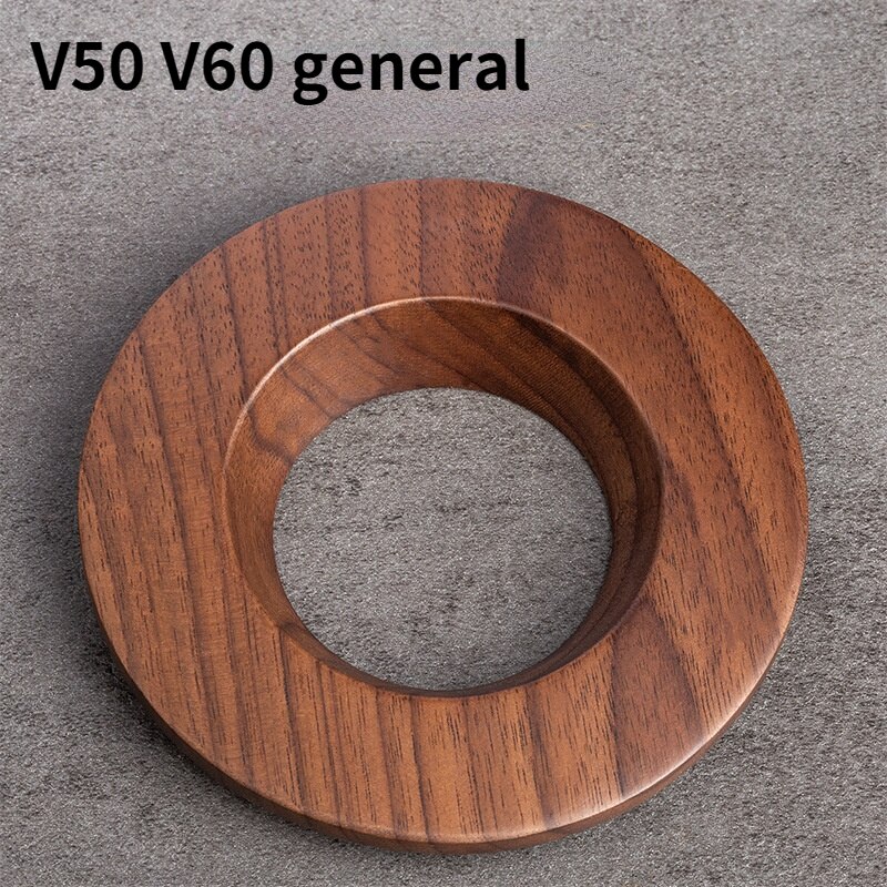 Coffee Filter Stand ,Pour Over Filter Stand Cone Coffee Dripper Holder Rack Wooden Tea Strainer Holder Easy to Use Durable: Chocolate