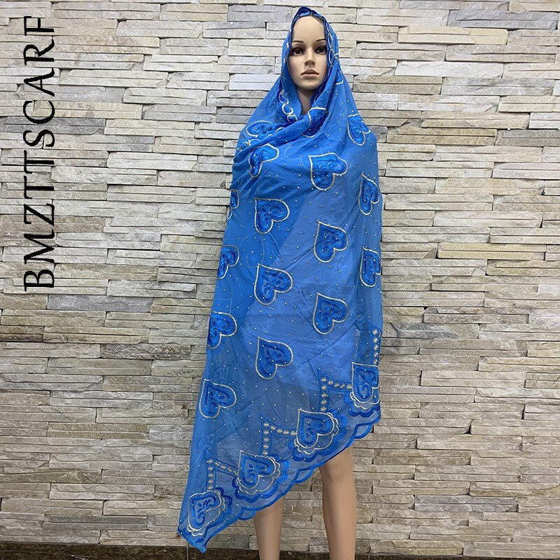 Afrikaanse dames chiffon sjaal, grote chiffon moslim sjaal voor omslagdoeken  bm966