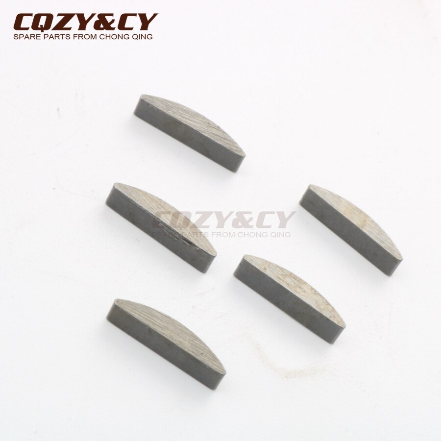 5PC KRUKAS WOODRUFF SLEUTEL 13X2.5X3MM voor Kymco Agility 50 Basic Carry Stad MMC Een RS Naked Bet & Win CX Calypso 50cc 4-takt