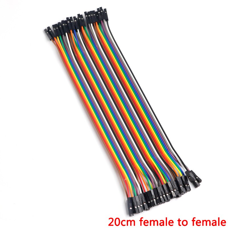 Dupont Lijn 10 cm/20 CM/30 CM Man op Man + Vrouw naar Man + Vrouw naar vrouwelijke Doorverbindingsdraad Dupont Kabel: 20CM F-F
