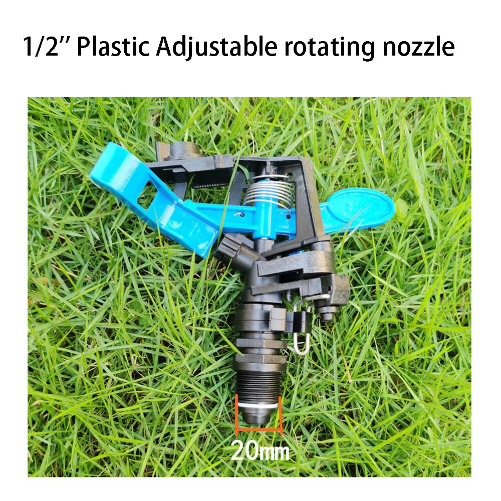 1/2" 3/4" Farm Rotating Rocker Nozzle 360 degrees Rotary Jet Nozzle Agricultural Garden Irrigation Lawn Sprinkler Garden Shower: G