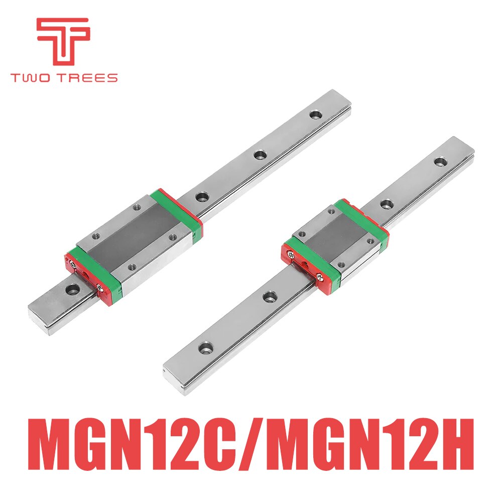 Cnc dele mgn 12c/ mgn 12h 100 150 200 250 300 350 400 450 500 550 mm miniature lineær skinne skyder mgn 12 lineær guide+mgn 12h