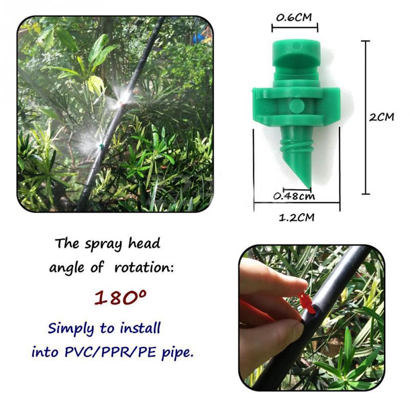 50 Stück Zerstäubungsdüsen – Mist Sprinkler Für Bewässerungssysteme, Garten & Gewächshaus