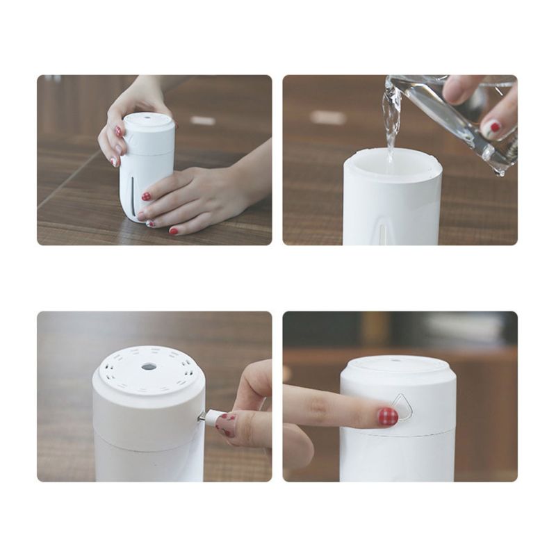 Car Humidifier Air Purifier Filter Home Allergies Smoke Dust Deodorization Mold