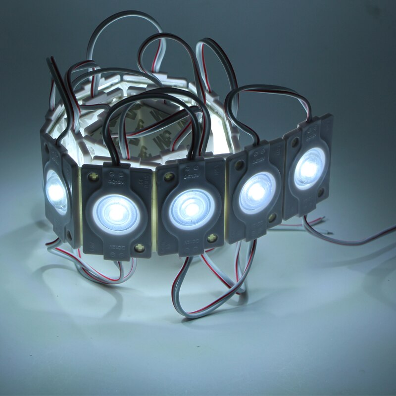 LED Module licht 3030 Ulter helderheid 2 W 12 V COB licht Reclame lamp Waterdicht Led Teken Backlights Wit strip licht 10 stks