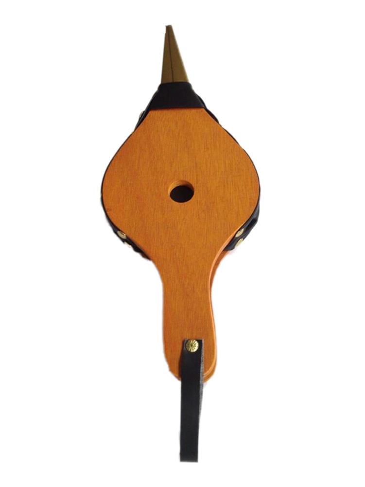Camino soffietto di legno marrone soffietto soffiatore fiamma a soffietto per il barbecue di campeggio esterna carbone buca per il fuoco a mano con soffietto cintura