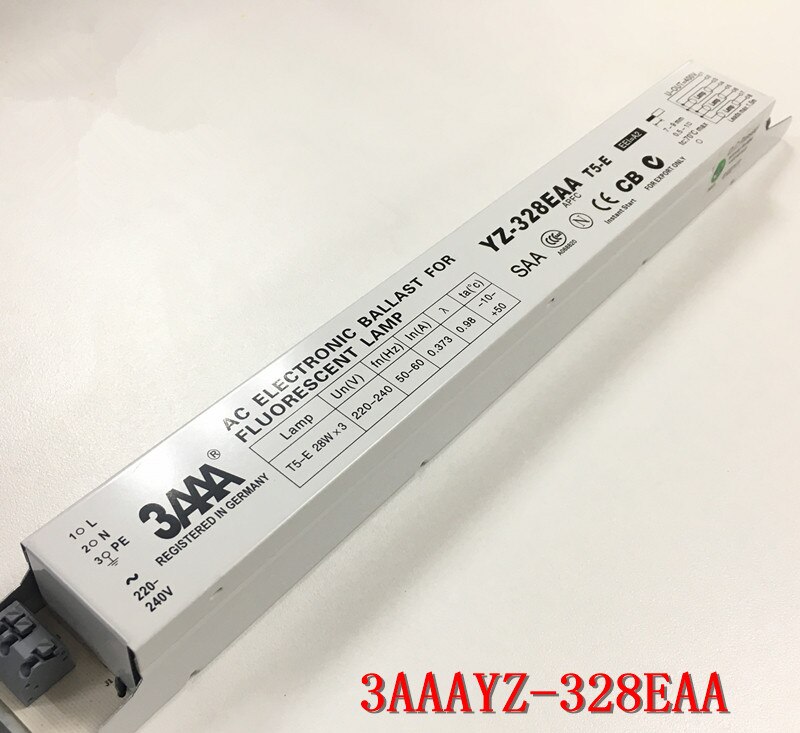 3AAA YZ-328EAA T5 28W fluorescent tube special electronic ballast one to three rectifier