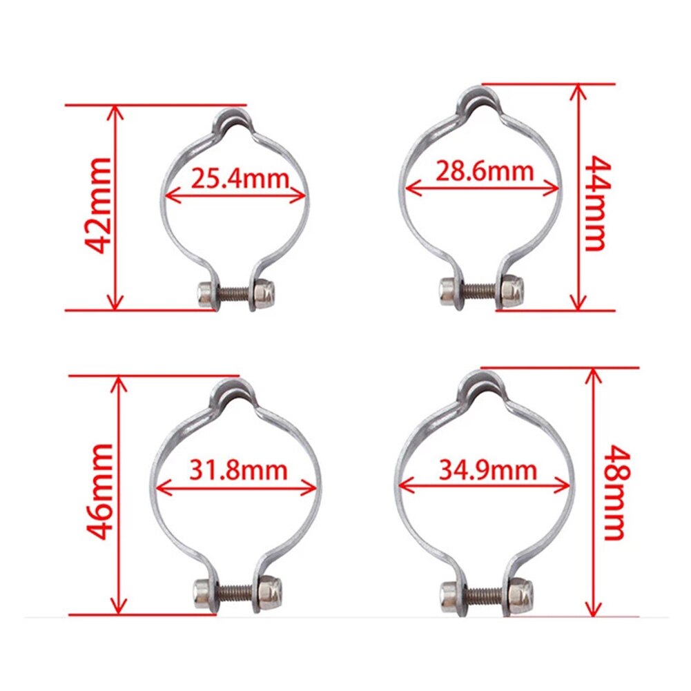 Clip Klemmen Staal Bike Gids Organizer Cable Clamp Brake Shifter Buis Clamp-On Vintage Fiets Onderdelen Voor Remkabel behuizing