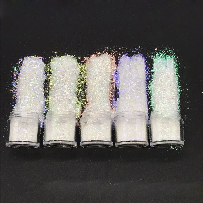 5 farver c aurora harpiks krystal pailletter glitter pigment kit smykkefremstillingsværktøj 53ca