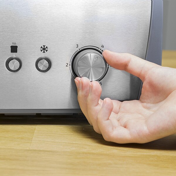 Cecotec-tostadora de acero 2S 3035, 800W