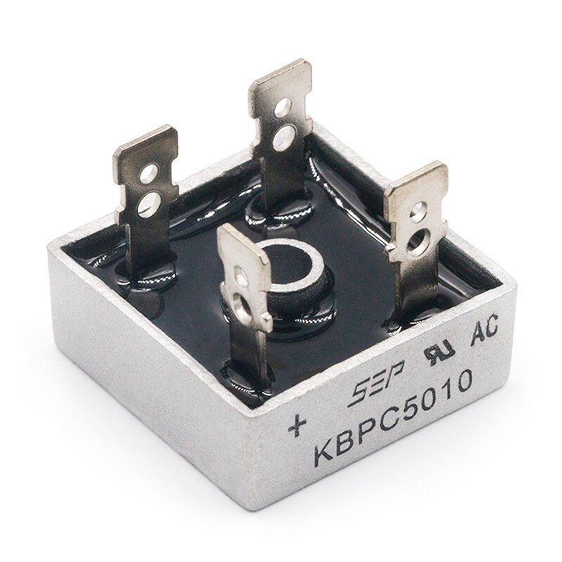 2Pcs KBPC5010 50A 1000V Diode Bridge Rectifier Kbpc5010