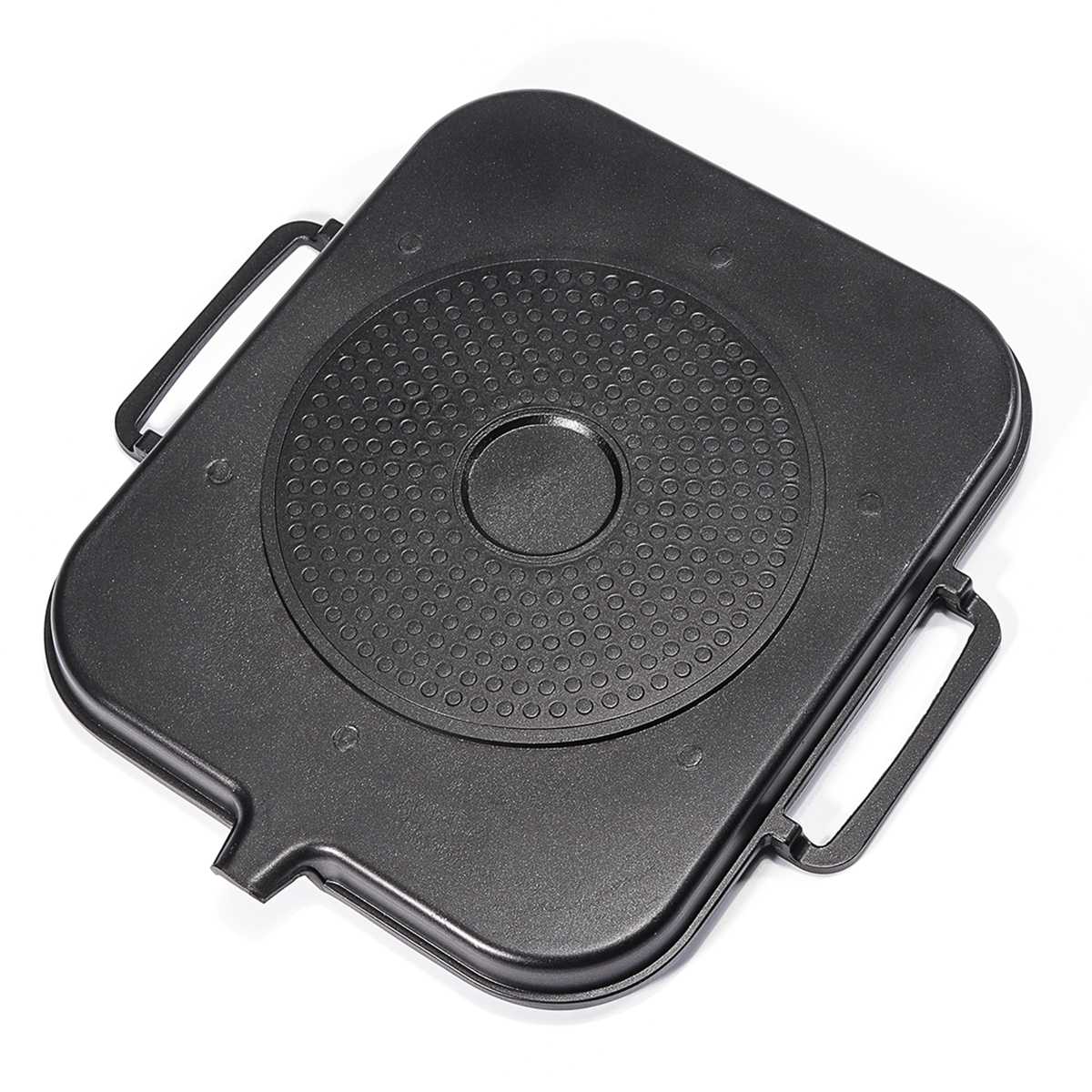 Bbq grill aluminium stek grill pan tallrik non stick beläggning köksredskap induktion kompatibel kök matlagning bbq pan 2-4 personer
