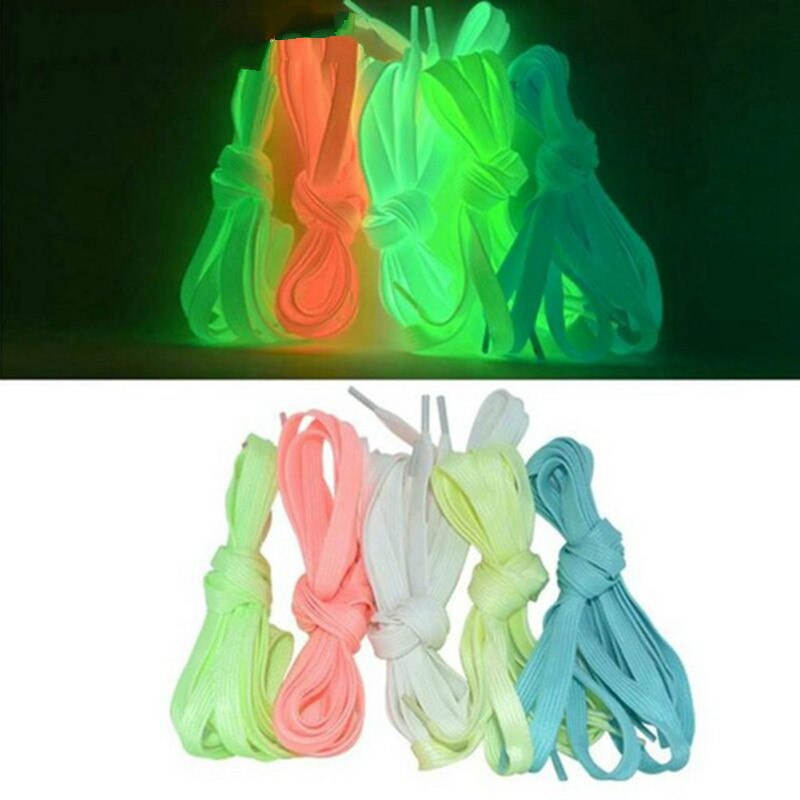 1 Paar Kleur Glow In The Dark Speelgoed Mode 1 Paar 120Cm Gloeiende Sport Schoenveter Lichtgevende Schoenveters Cool Speelgoed Kinderen Kids