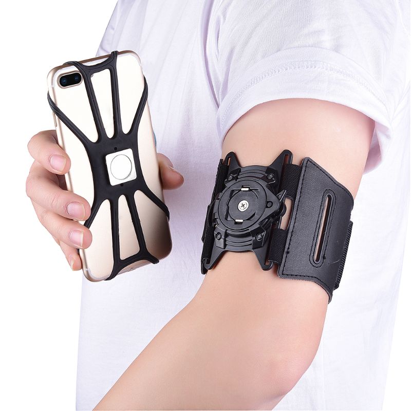 Staccabile Bracciale 4-6 pollici Cassa Del Telefono mobile Rotativo braccialetto Supporto Del Telefono M0XB