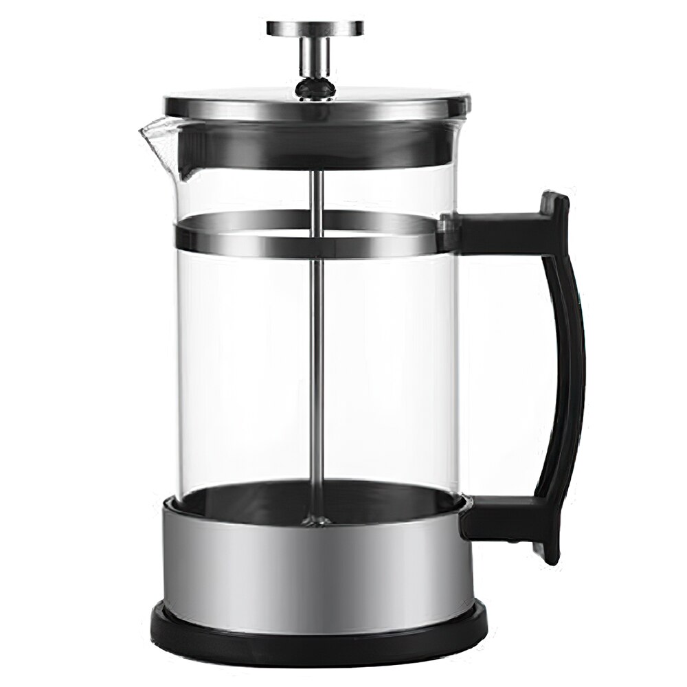 French Presses Coffee Maker 350ml Coffee/Tea Brewer Coffee Pot Stainless Steel Glass Manual Coffee Espresso Maker Pot: Default Title