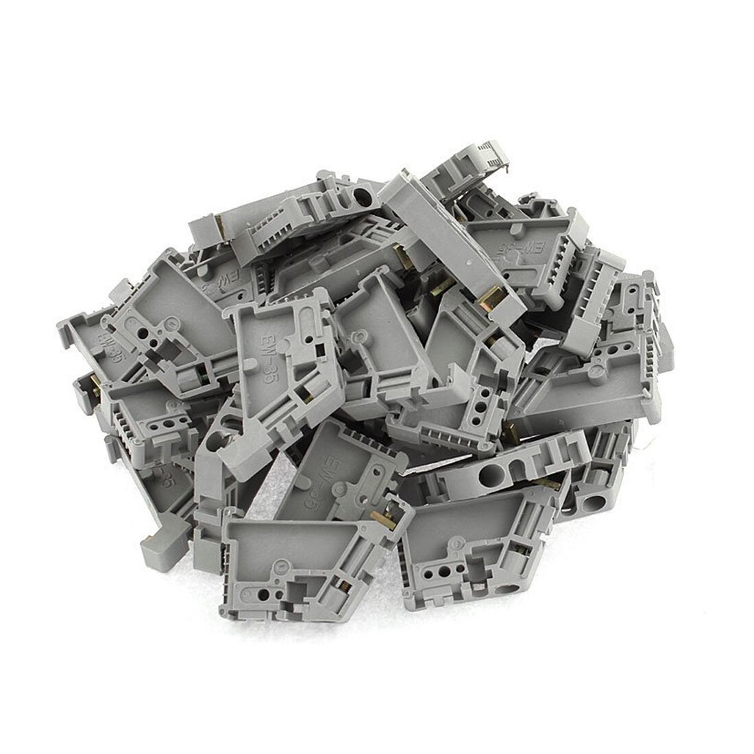 50 Stuks 35Mm Din Rail Terminal Blok End Stopper Montage Clips