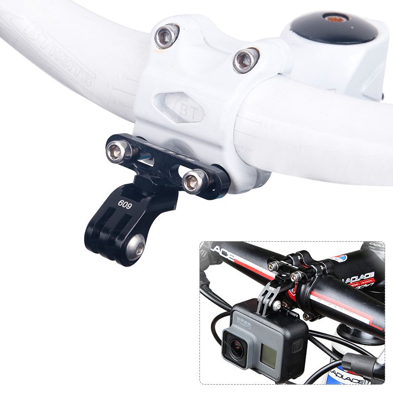 GUB 609-soporte para manillar de bicicleta, soporte para cámara deportiva, instalación de GoPro: Default Title