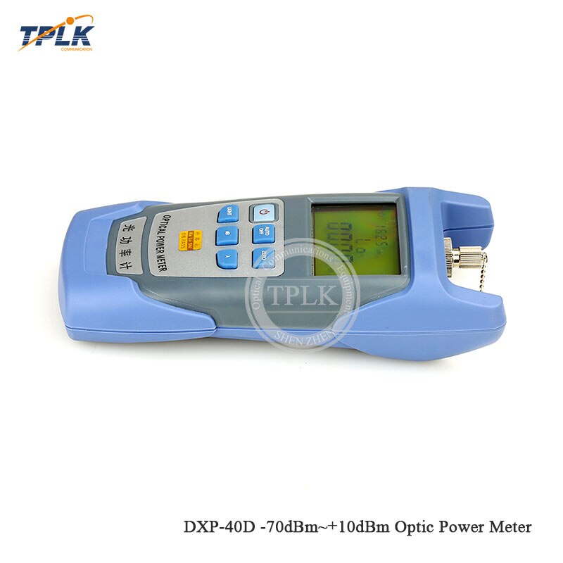 Optical Power Meter DXP-40D -70dBm~+10dBm SC/FC Connector KELUSHI FTTH Fiber Optical Cable Tester