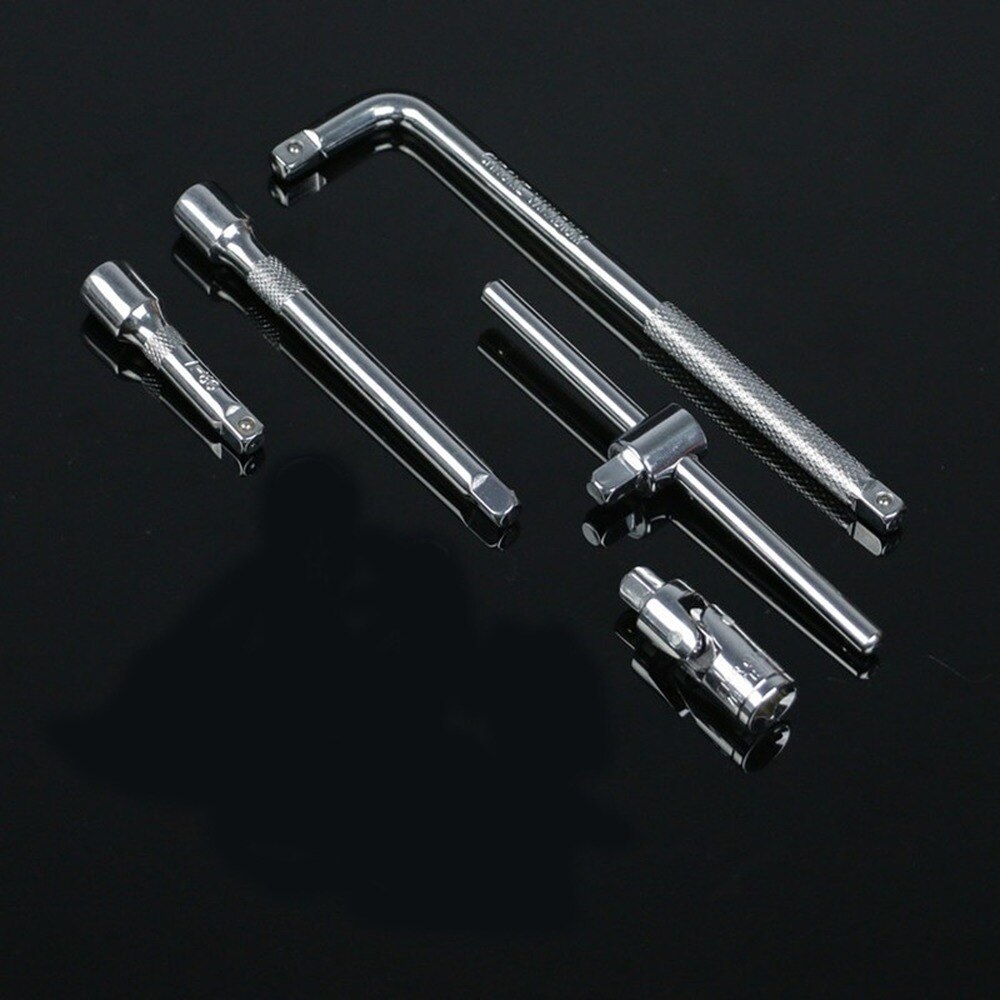 Clé à douille à cliquet, barre d&#39;extension longue et adaptateur, outil de Type L, tige coudée, barre coulissante, 1 pièce, 1/4 pouces