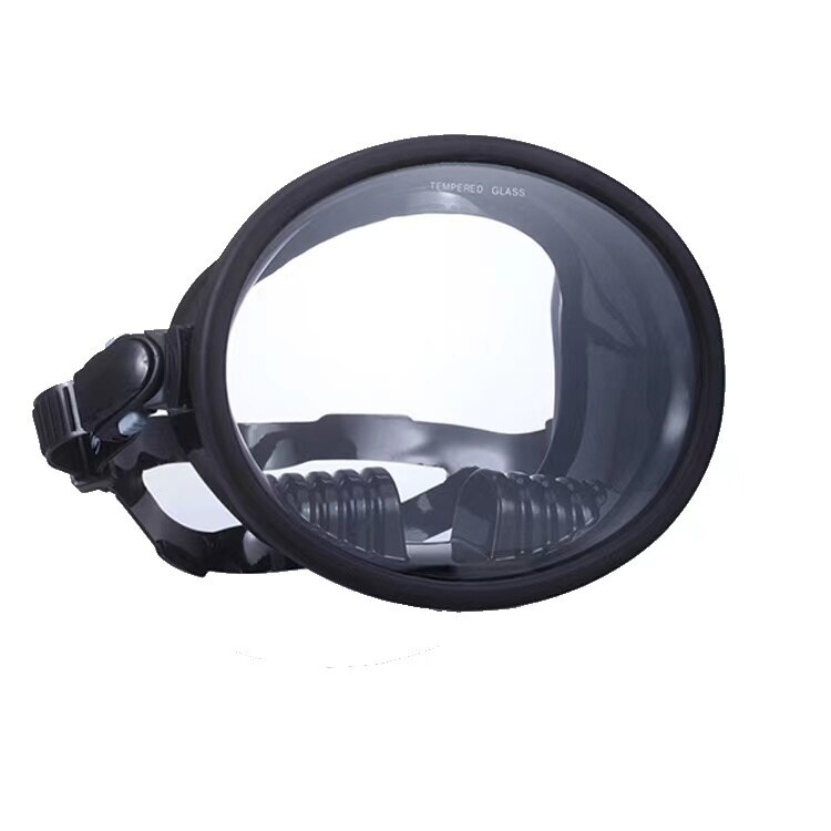 TaoBo Snorkeling Mask Snorkel Tube Set Diving Mask Underwater Scuba Swimming Glasses HD Non-polarized Diving Goggles Swimming: Black