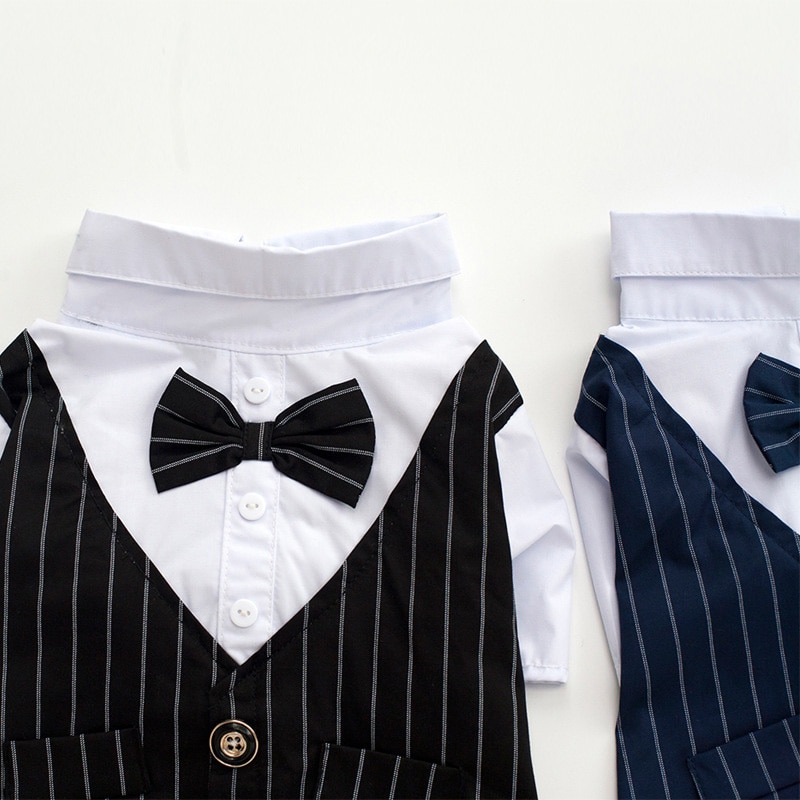 Formele Hond Kleding Bruiloft Hond Pak Kostuum Huisdier Smoking Kleding Voor Kleine Middelgrote Honden Pug Franse Bulldog Vlinderdas honden Kleding