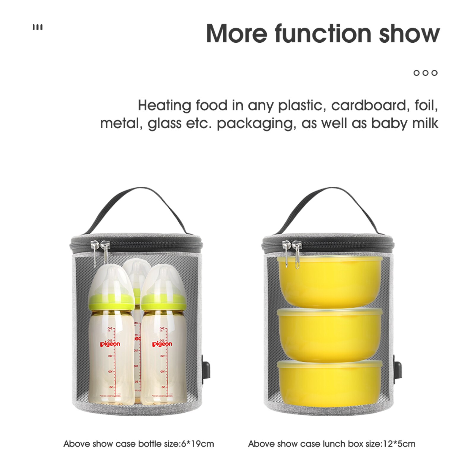 3.8L samochodowy podgrzewacz robić butelek karmienie dziecka mleko ogrzewanie torba z wyświetlaczem LCD inteligentny termostat Dom podróż torba robić powieszenia podgrzewacz robić potraw