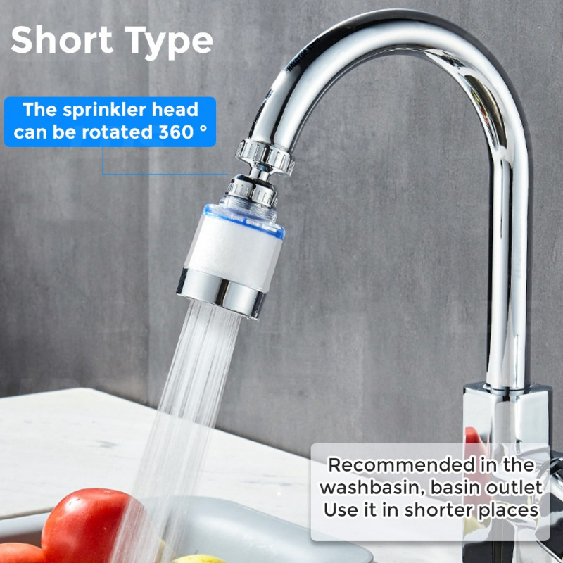 Kitchen Faucet Water Tap Filter bubbler filter for Hard Water Bath Filtration Purifier Remove Chlorine Heavy Metal Filtered