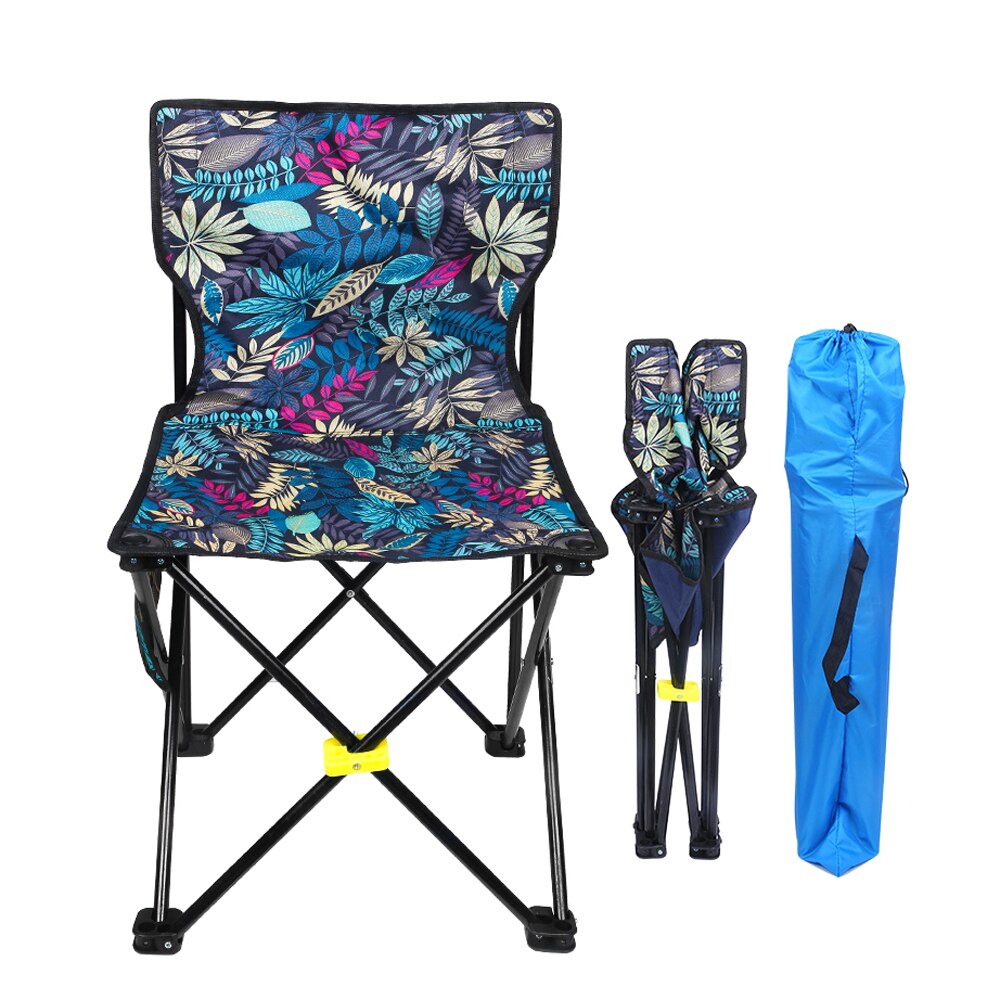 Ultralette udendørs stol bærbar klapstol camping quad stole opbevaringstaske rejser strand vandreture fiskeredskab stol skammel sml