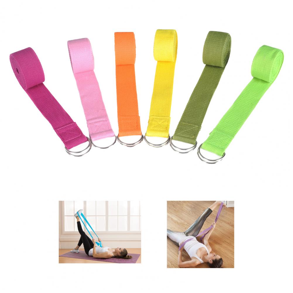 Yoga Stretch Strap Burrs-free Muscle Relax Accessory Leg Stretchers Training Belt for Trainer