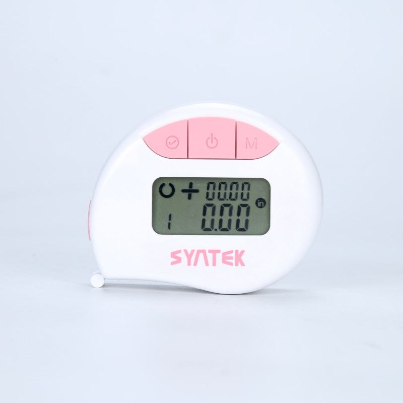 Syntek Digital Body Tape Measure 150cm LED Electronic Health Band Tape Ruler Circumference Linear Measure Mode Body Fat Calipers
