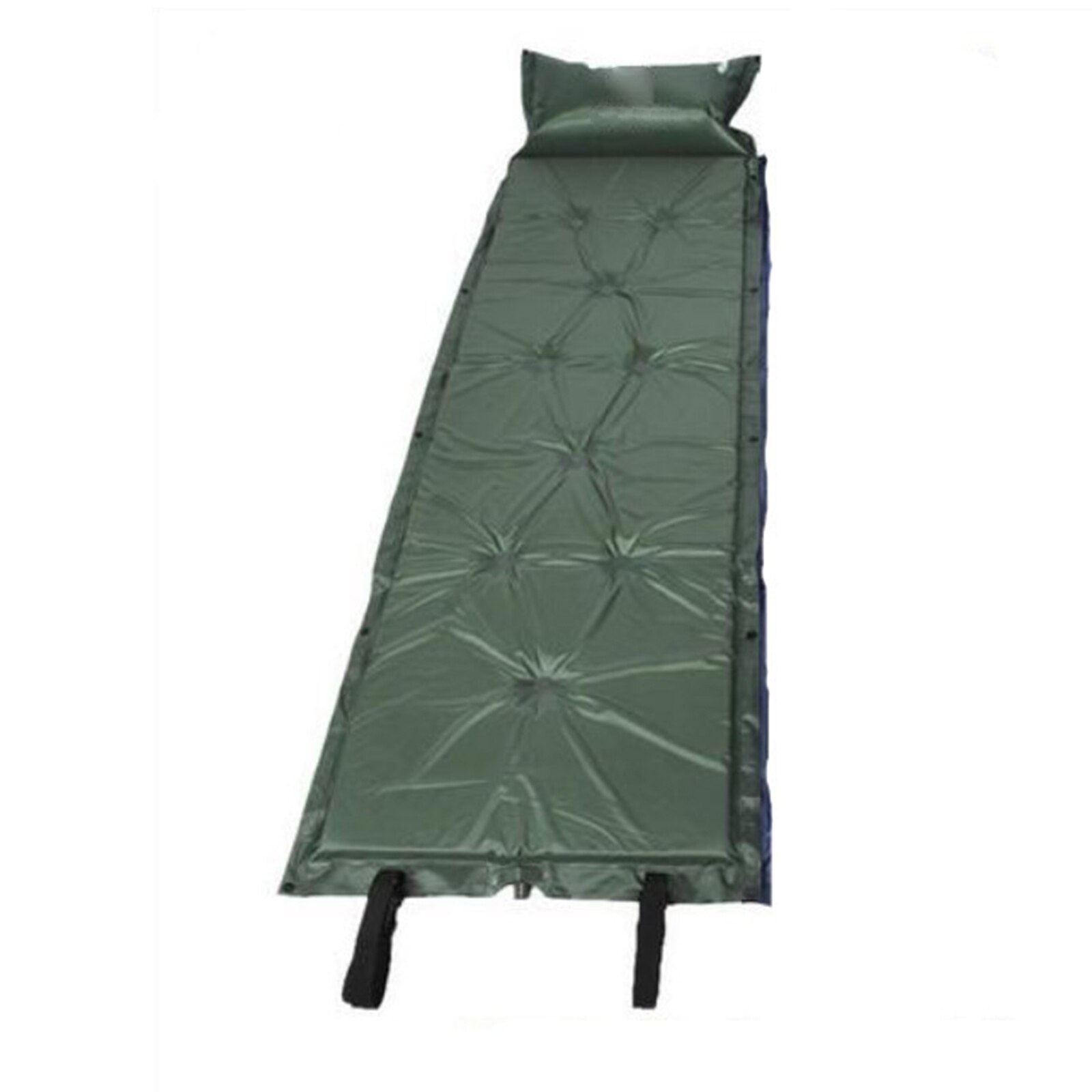 Camping Hike Sleeping Mat Pad Foldable Inflatable Portable Bed Sleeping Mattress for Backpacking Hiking Tents with Pillow: Green