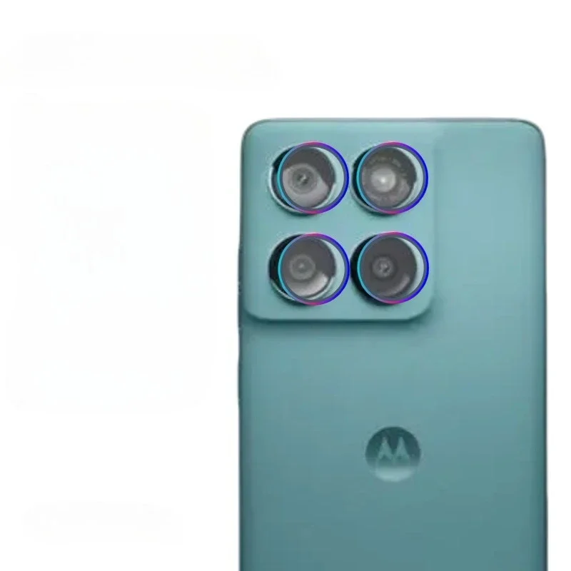 9HD Metal Ring Lens Tempered Glass Protect Cover for Motorola Moto Edge 60 50 40 Pro Neo Fusion Anti-scratch Protect Camera Cap: black / Bundle12