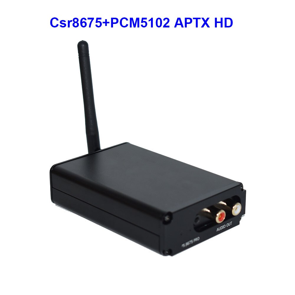 Lusya PCM5102A ES9018 Dac Decoderen CSR8675 Bluetooth 5.0 Draadloze Ontvanger Aptx Hd/Ldac 3.5Mm Rca Uitgang 24bit Met antenne: 5102A APTX HD