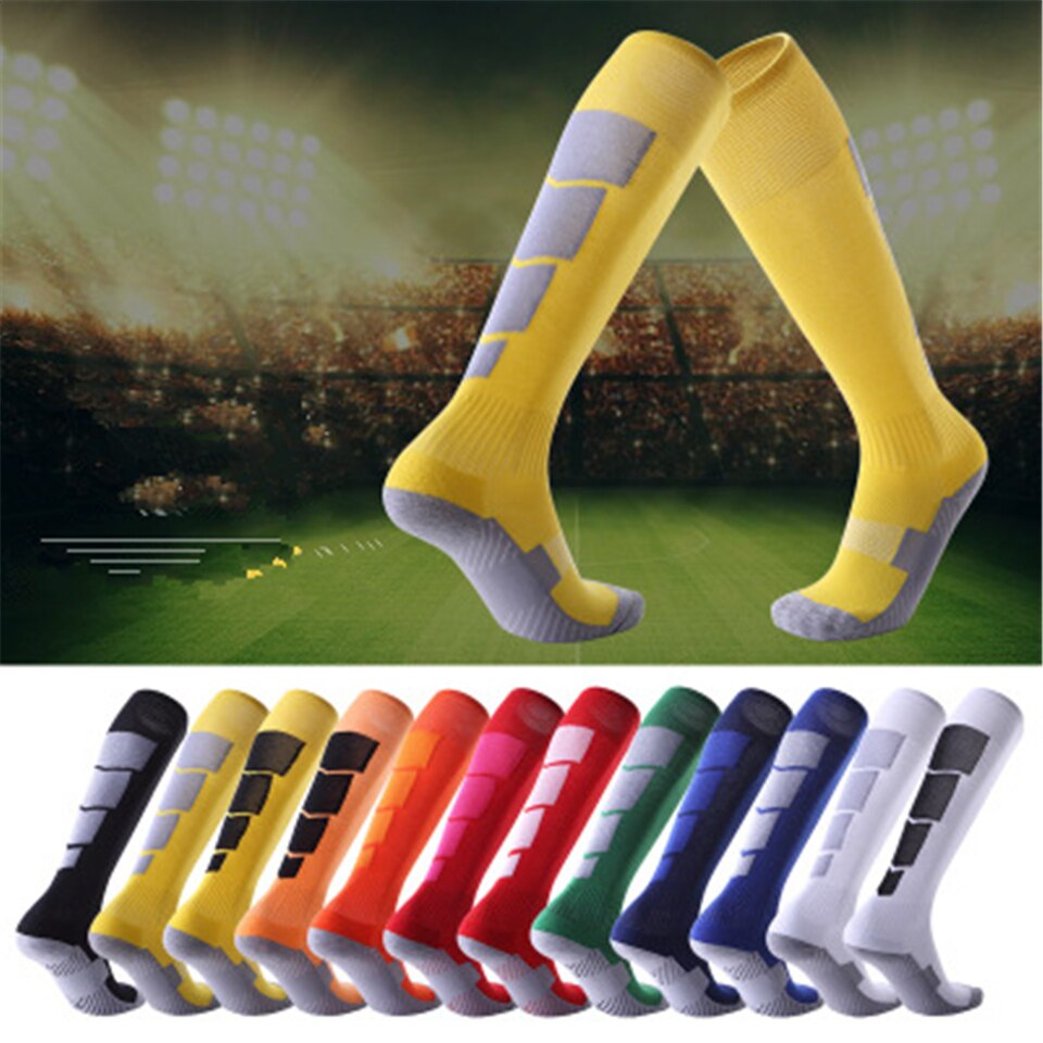 Men Women Football Socks Pro Team Breathable Cycling Stockings Bicycle Socks Soft Outdoor Sports Socks For Basketball Stockings