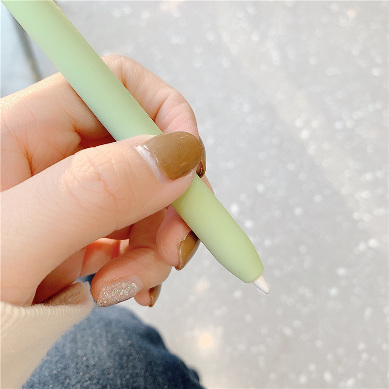 Kawaii Cute Soft Silicone Cases for Apple Pencil 1 2 Gen Case Tablet Touch Pen Stylus Cover Anti-fall for Apples Pencil 1st/2nd