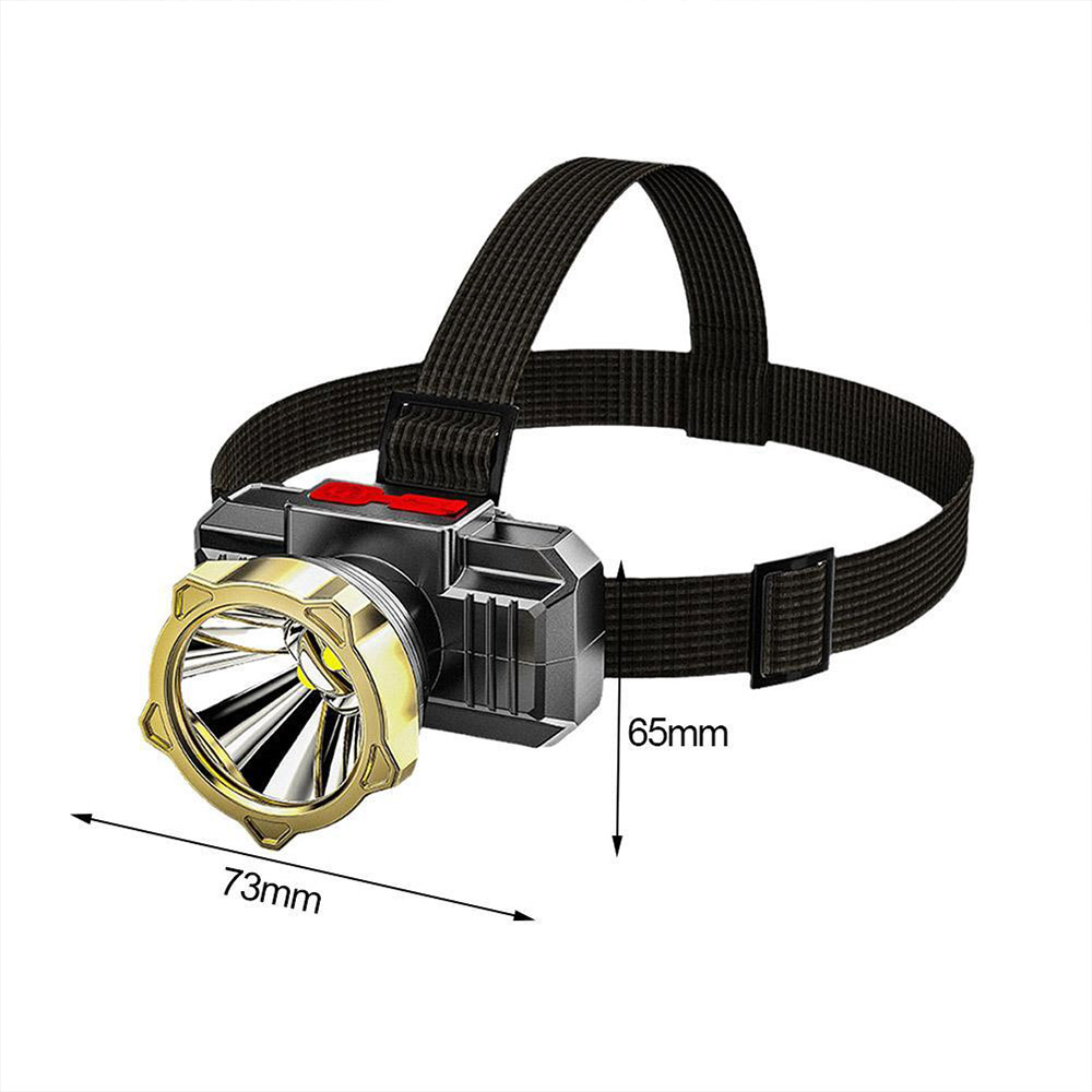 High Power LED Headlamp USB Rechargeable Headlight Outdoor Waterproof LED Head Flashlight Emergency Headlight Work Light Whosale
