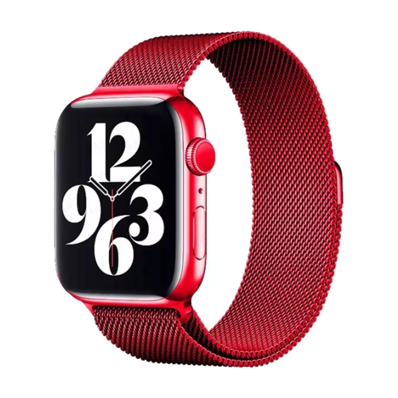 Milanese Loop Strap For Apple Watch Band 46mm 49mm 44mm 40mm 45mm 41mm Metal Classic Bracelet iWatch Series 10 4 5 6 7 8 9 Ultra: silver white / 12mm