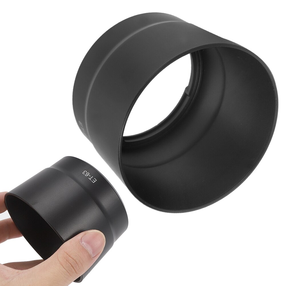 Lente hood len accesorios ET‑ 63 lente Hood Cámara montaje plástico adecuado para ef-s 55 ‑ 250mm f4 ‑ 5 6 IS lentes