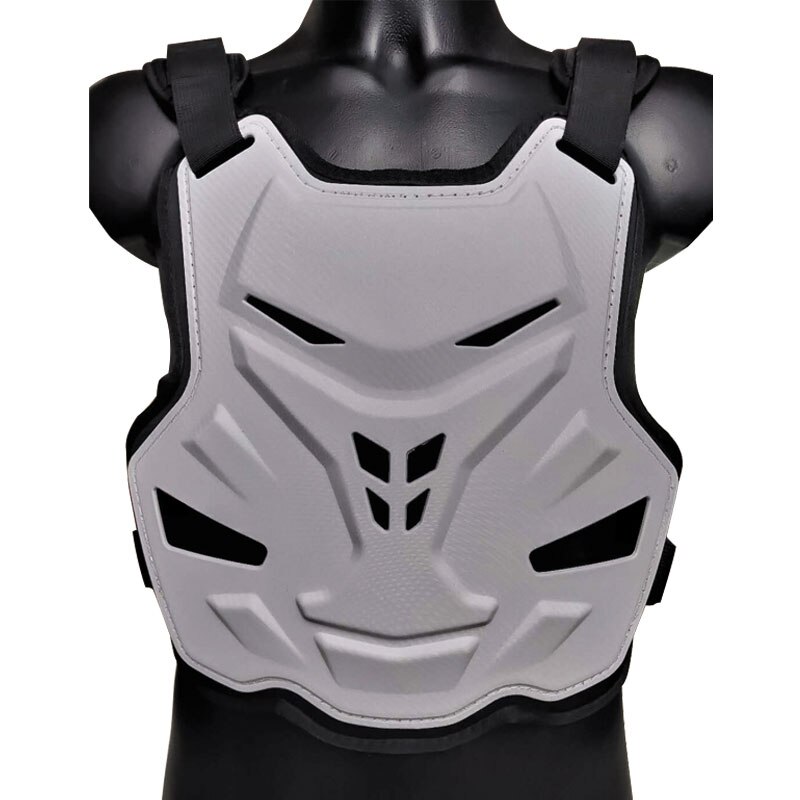 Equipo de Protección de fibra de carbono para motocicleta, armadura para el pecho, protección para la espalda, absorción de impacto, resistente a golpes