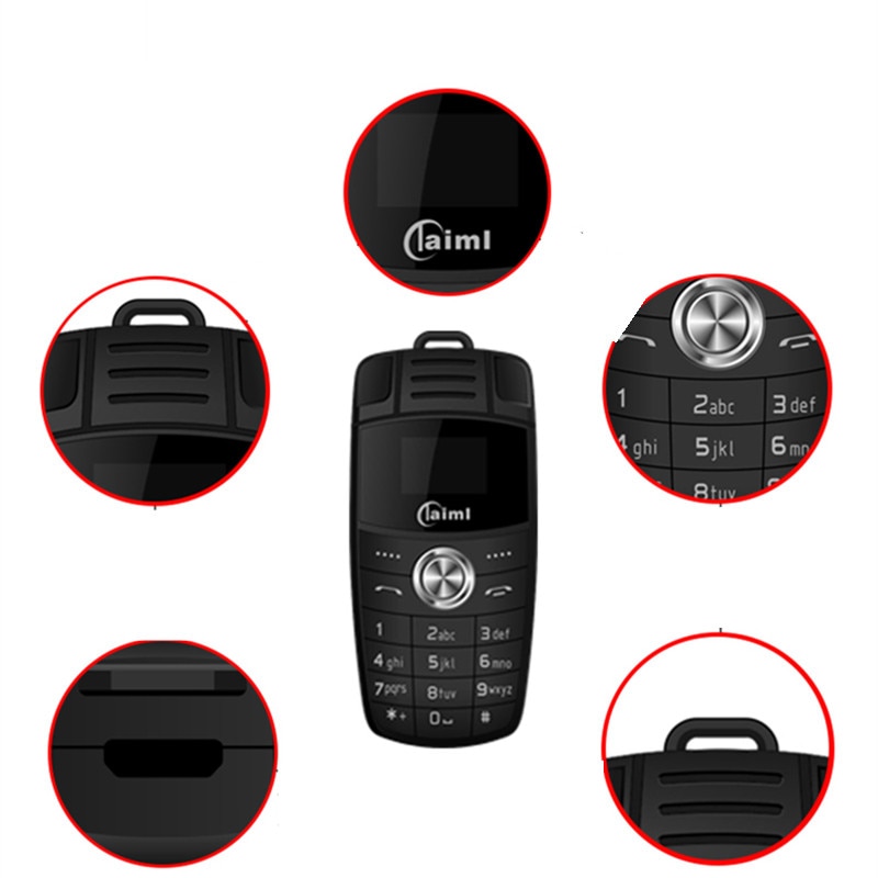 Taiml X6 Mini Mobiele Telefoon Autosleutel Kleinste Telefoon Bluetooth Dialer Celulares Quad Band Dual Sim MP3 Magic Voice Mobiele telefoon