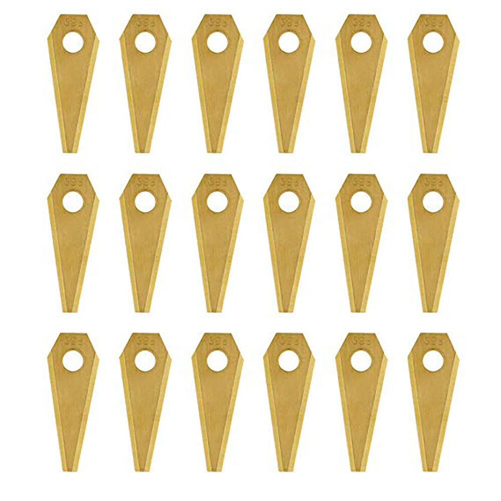 Practical 18pcs Lawn Robot Blade Replacement Blade For Bosch Indigo Household Multifunctional Mandatory Lawn Moving Machine