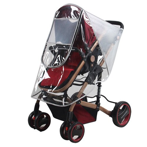 Waterdichte Regenhoes voor Wandelwagen Kinderwagens Winkelwagen Stof Regenhoes Klamboe voor Kinderwagen Kinderwagens Accessoires Kinderwagen: 03