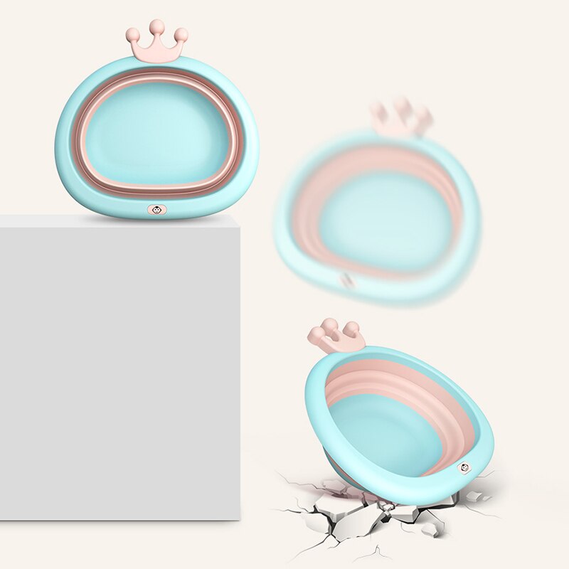 Baquets pliants portables, accessoires de salle de bain, baignoire, en plastique, respectueux de l'environnement, pour bébé