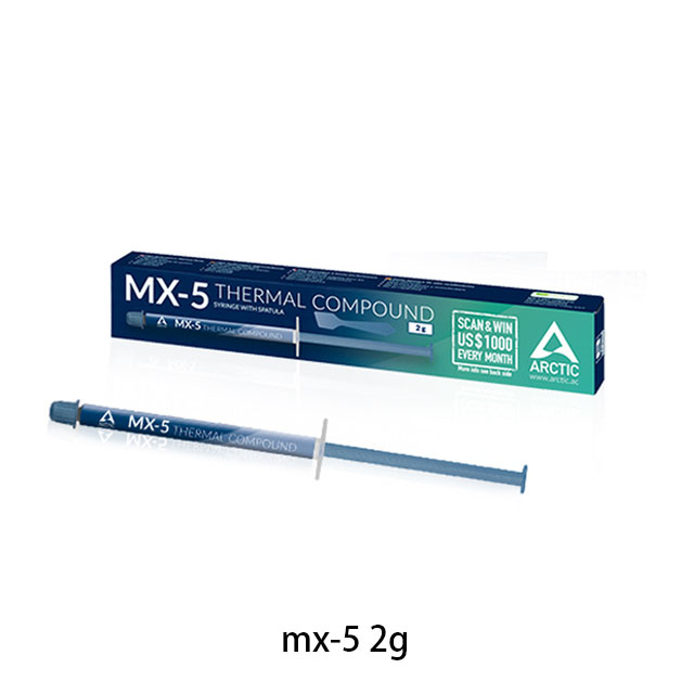 Arctic MX-5 2/4/8g thermal conductive silicone grease graphics card thermal paste desktop cpu notebook thermal conductive sil: 2g