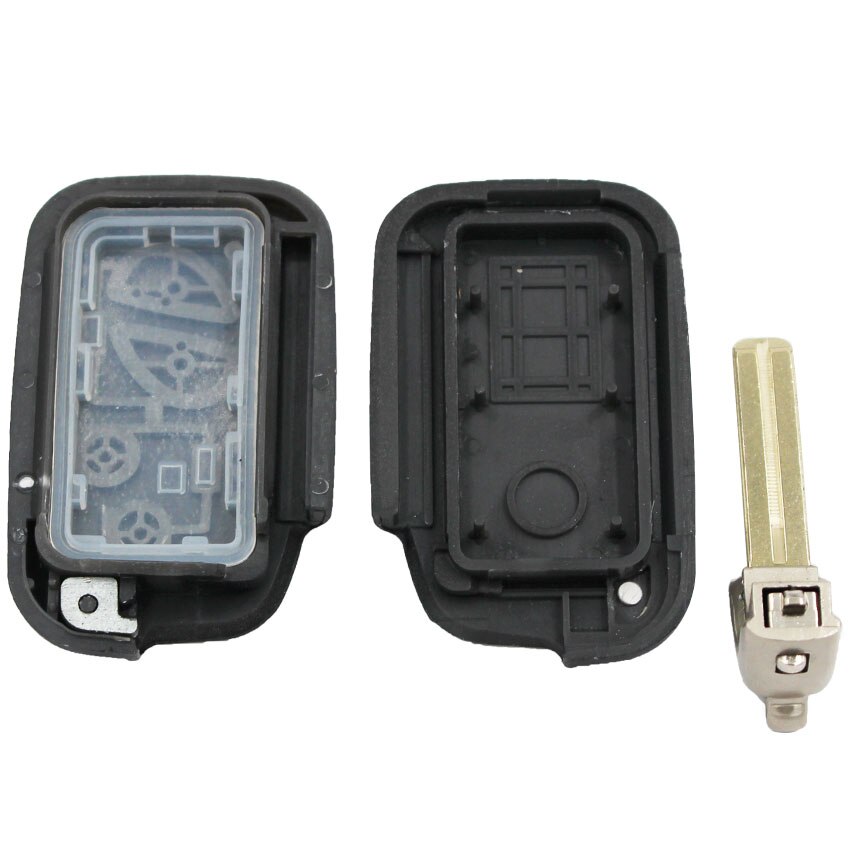 3- knops slimme afstandsbediening sleutelbehuizing met 3+1 knoppen, 4- knops sleutelloze toegang, blanco behuizing voor lexus  is250 es350 gs350 ls460 gs