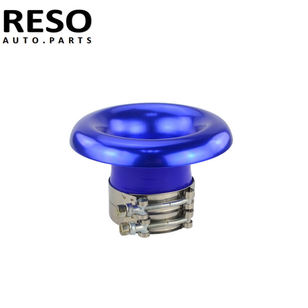 3"Short RAM Air Intake Turbo Cold Air Compressor Intake Inlet Velocity Stack Turbo Horn Kit With Silicone Hose And Clamp