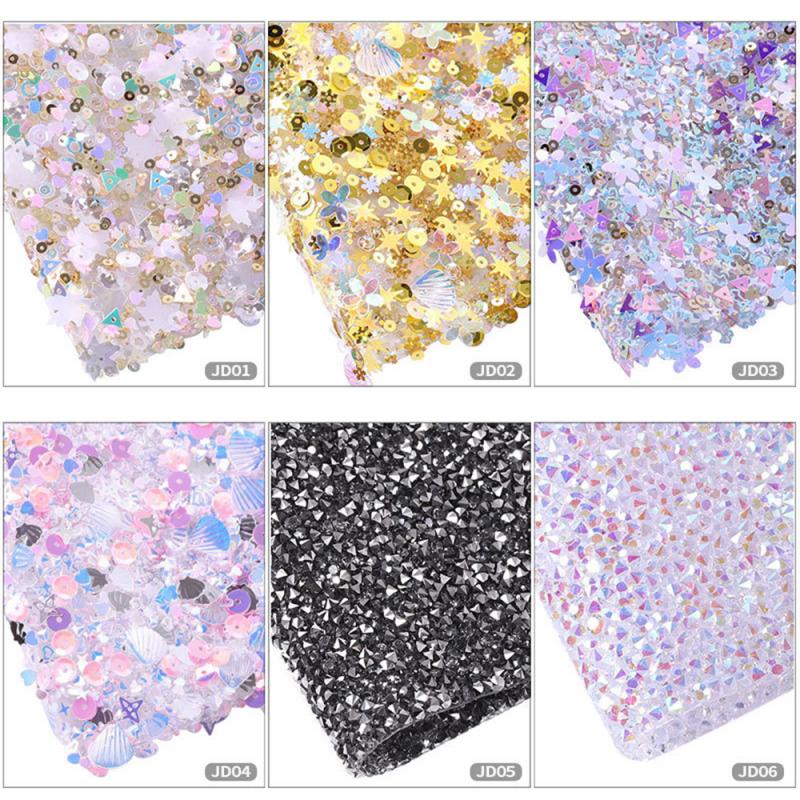 Diamant gommage ongles tapis Salon pratique coussin oreiller paillettes pliable coussin manucure Nail Art Table tapis outil